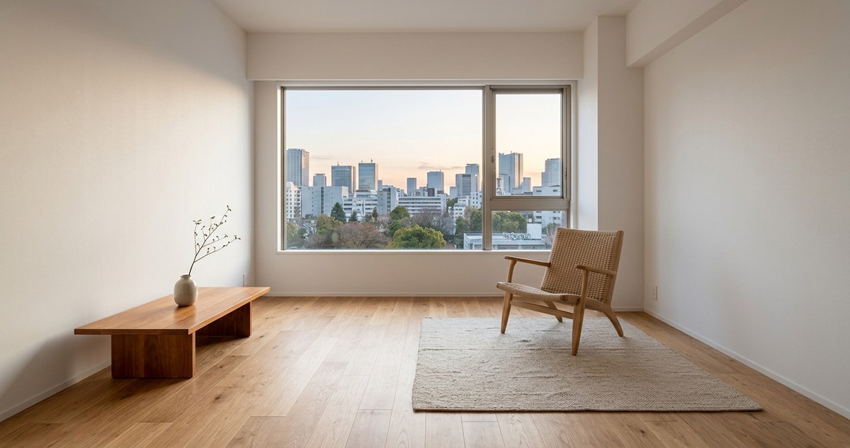 「何もない部屋」が教えてくれること。2026年、日本の暮らしで実践する断捨離の新しいかたち